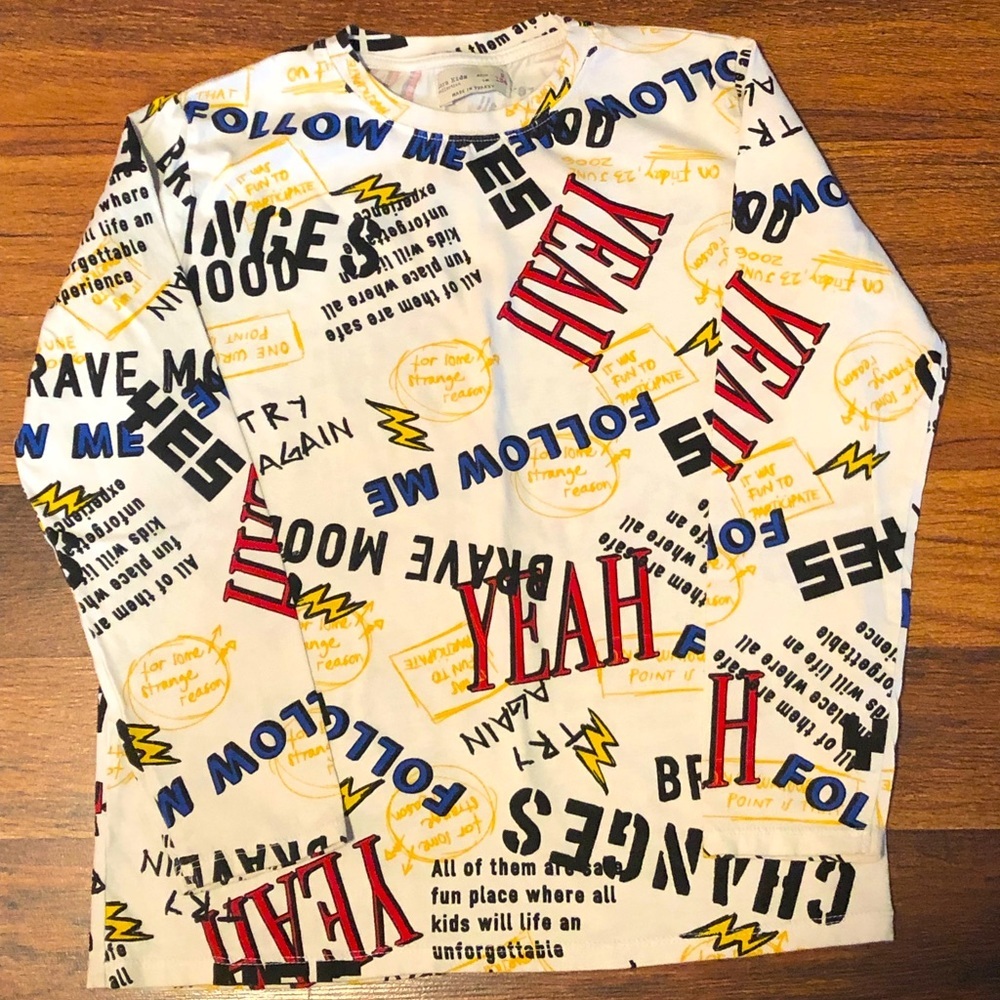 Boys Zara graphic print shirt!